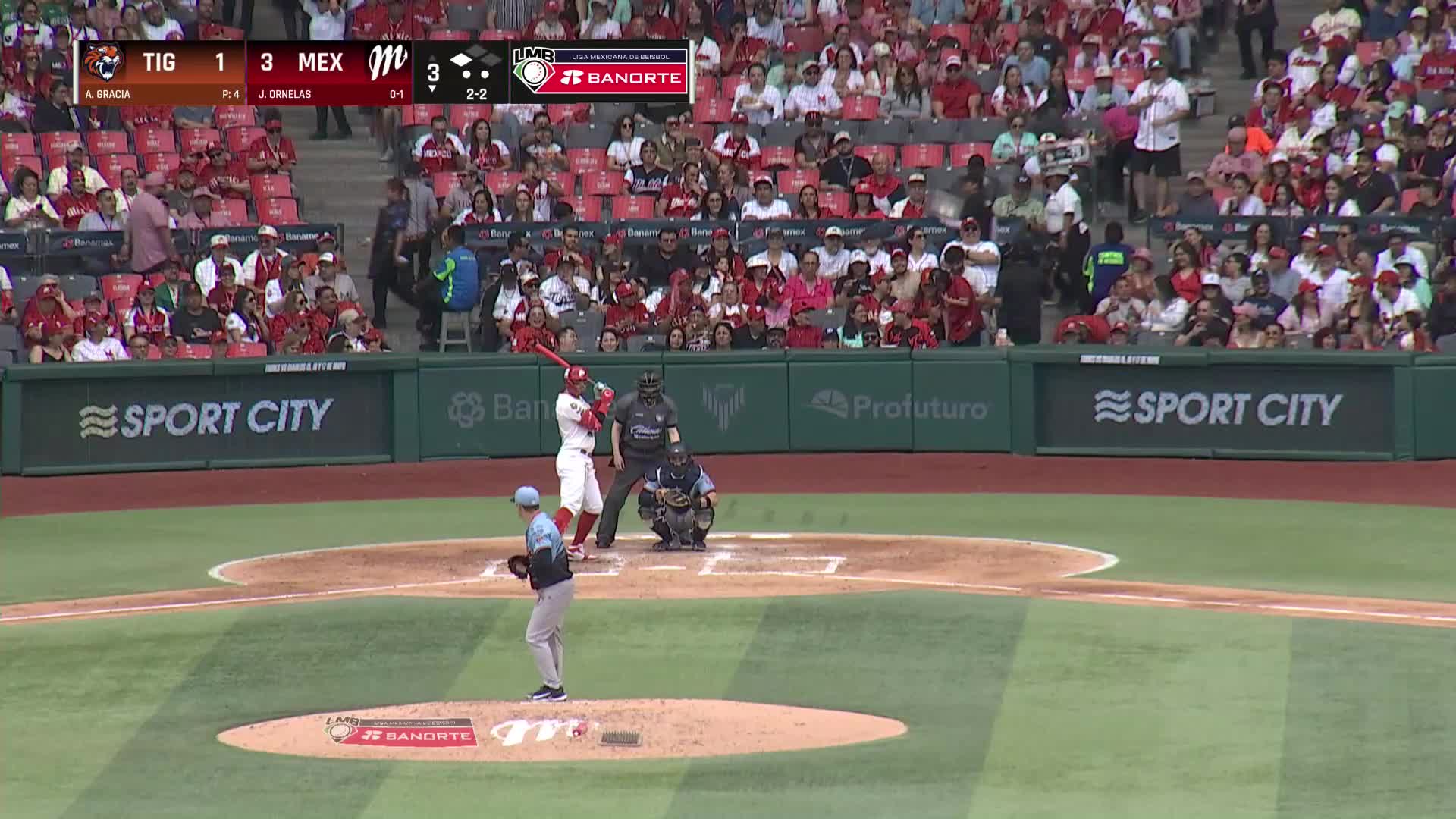 Ornelas produce Vs Tigres