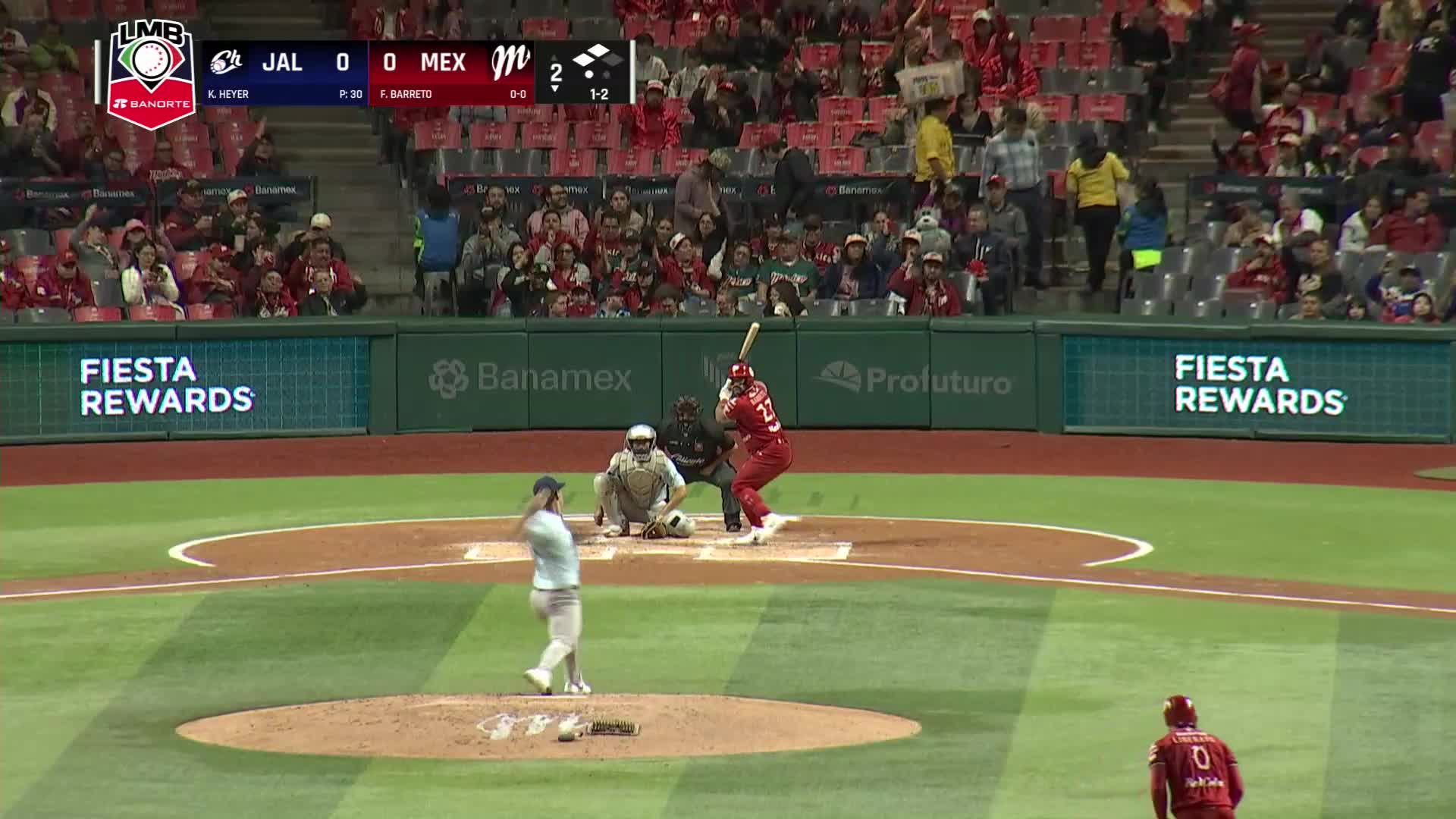Hit sencillo productor Barreto Vs Charros Juego 1