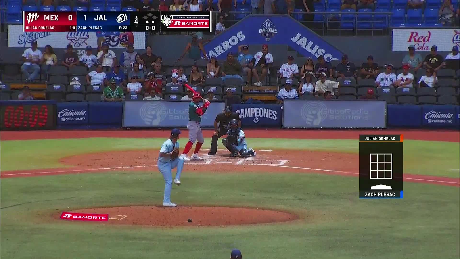 Doblete Ornelas VS Charros Juego 1