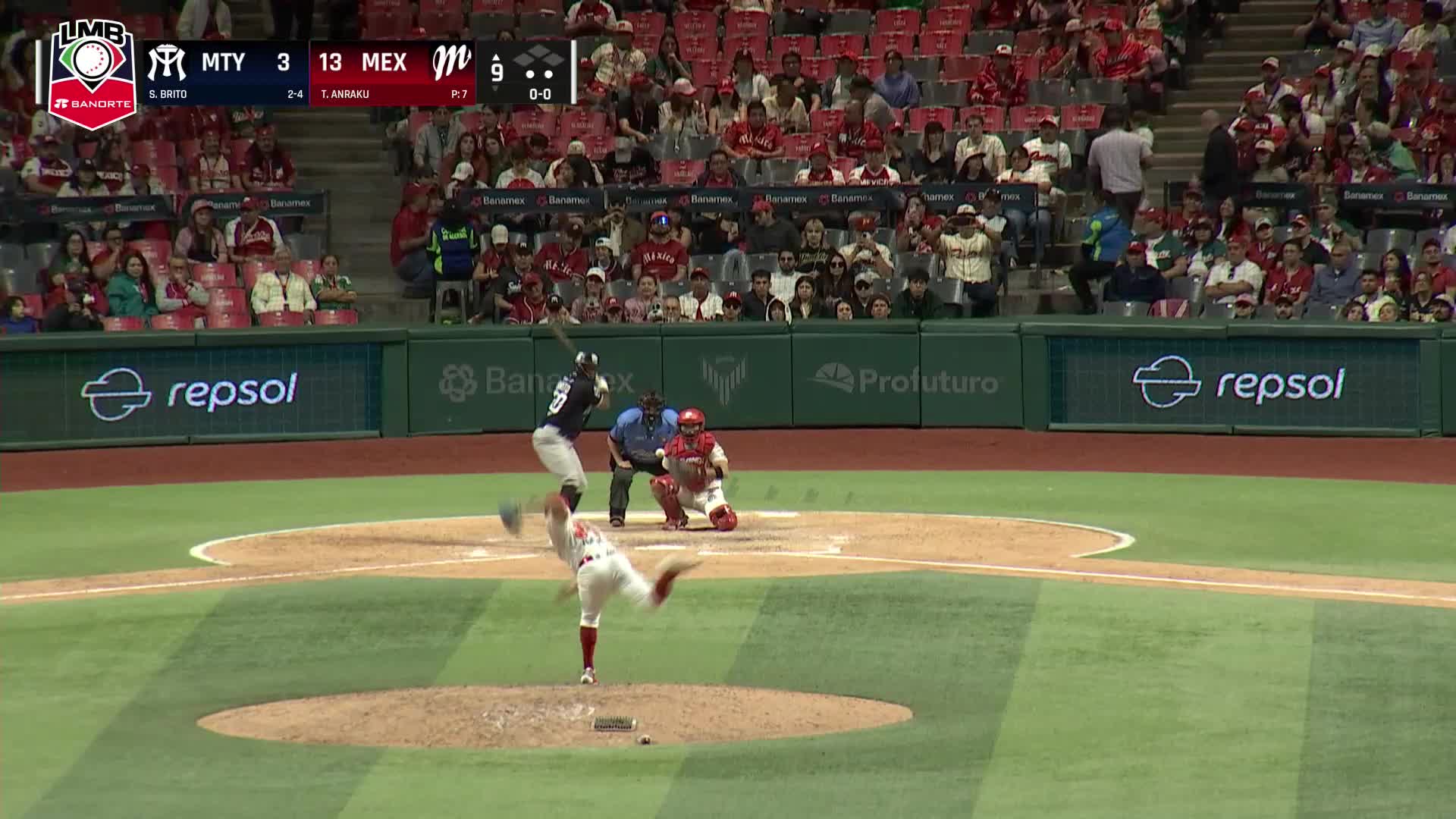 Último Out Anraku Vs Sultanes Juego 2
