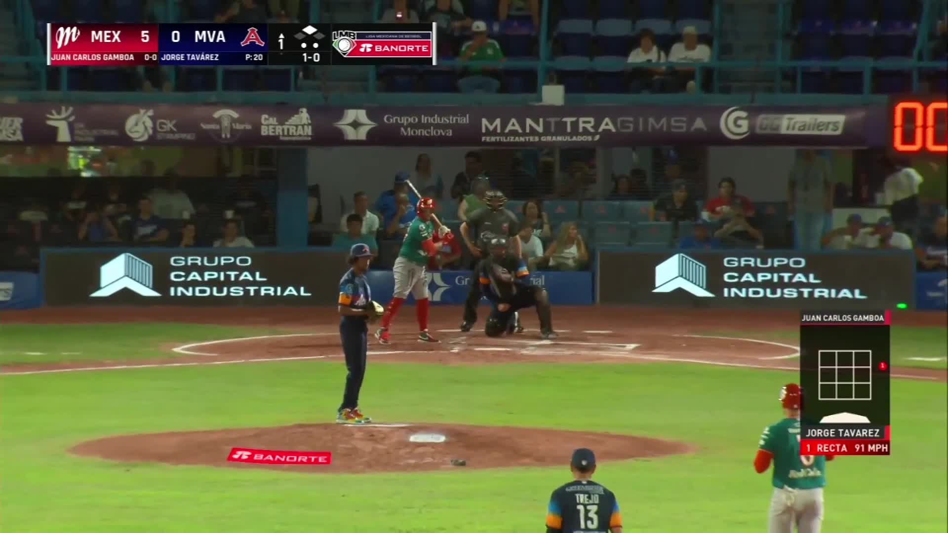 Hit sencillo productor Gamboa Vs Monclova Juego 3