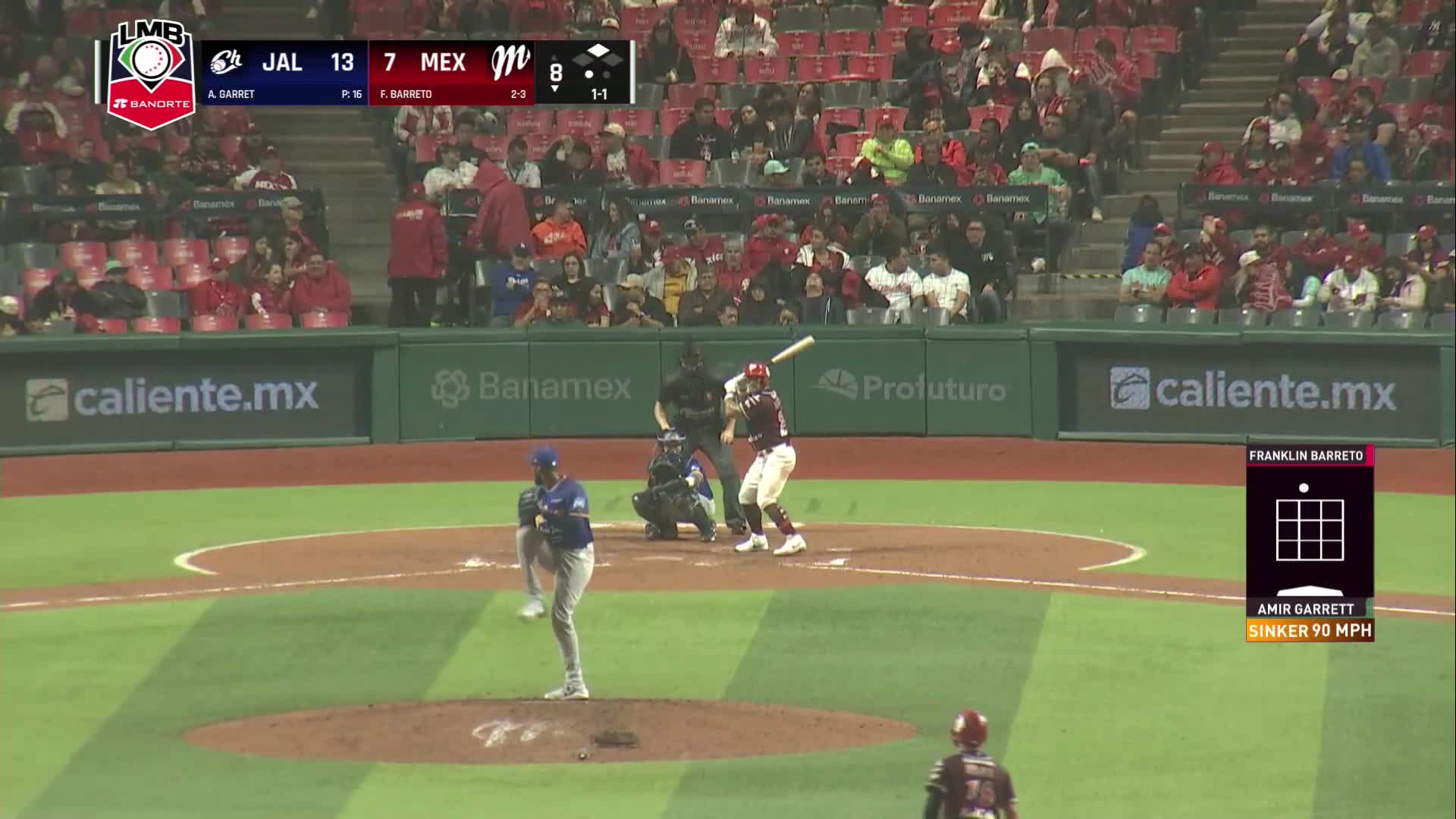 HR Barreto Vs Charros Juego 3