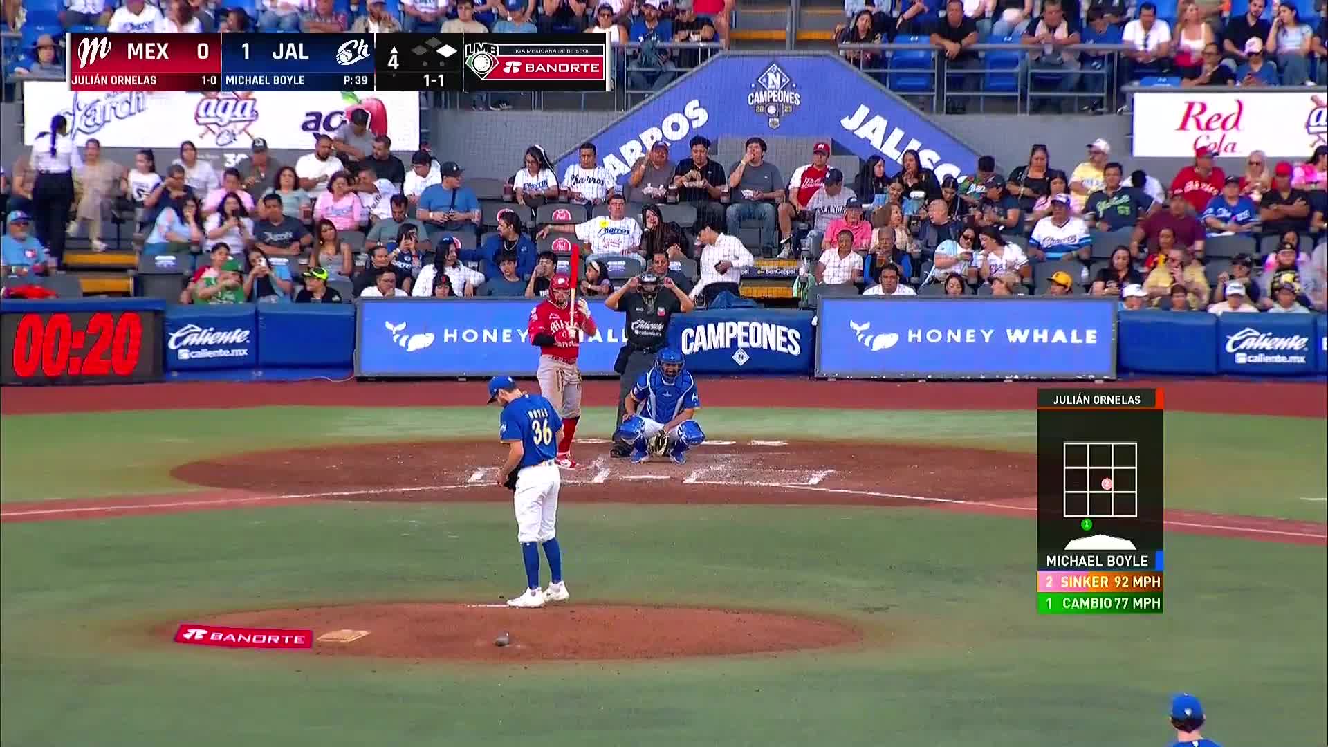 HR Ornelas en Charros Juego 2